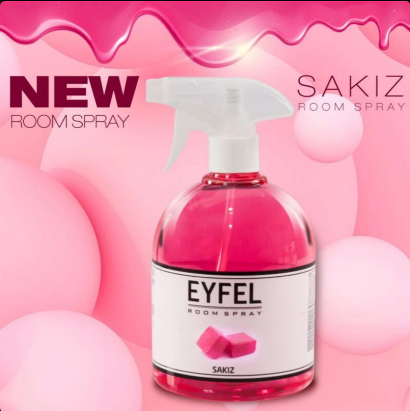 اسپری خوشبو کننده هوا ایفل Eyfel رایحه آدامس Gum