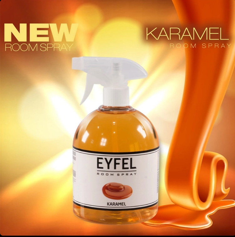 اسپری خوشبو کننده هوا ایفل Eyfel رایحه کارامل Caramel