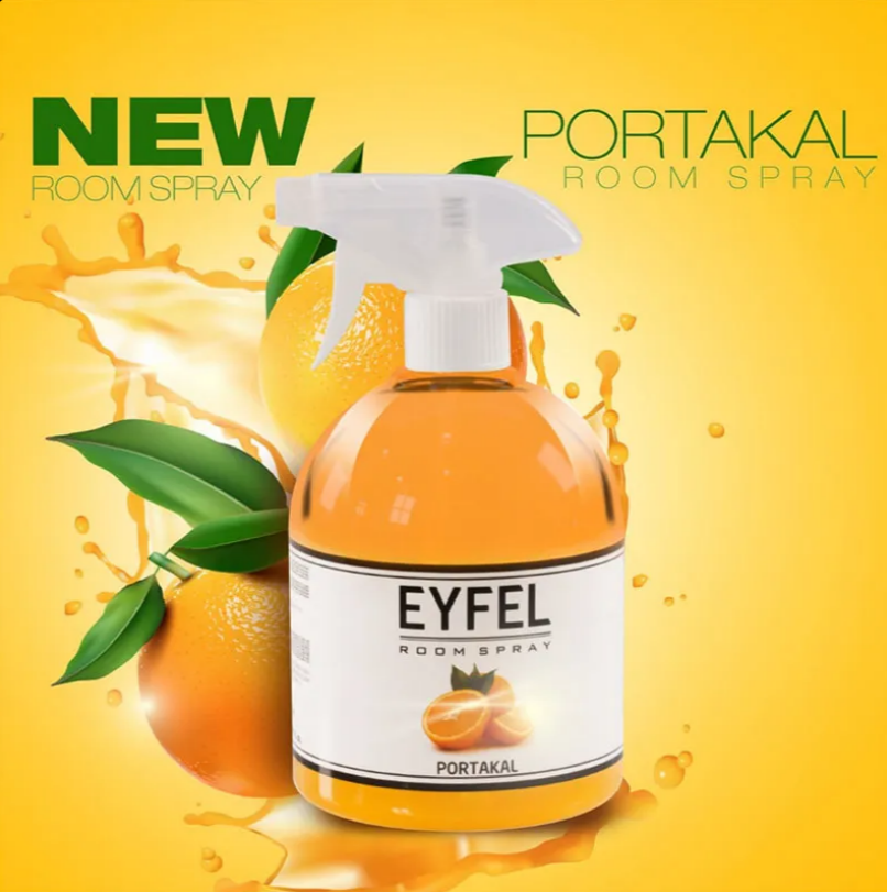 اسپری خوشبو کننده هوا ایفل Eyfel رایحه پرتقال Orange