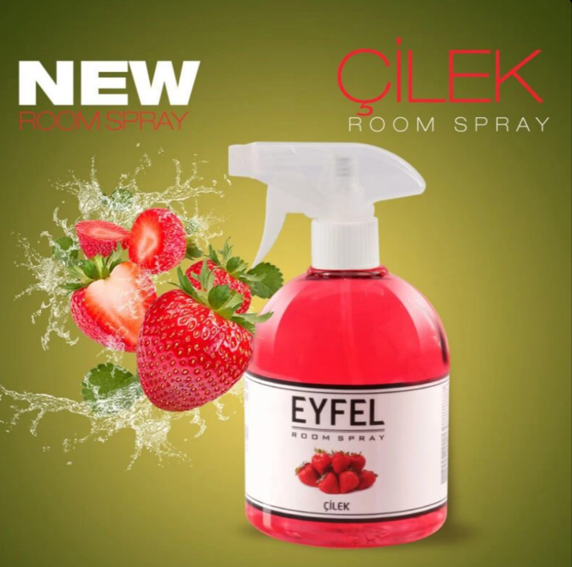اسپری خوشبو کننده هوا ایفل Eyfel رایحه توت فرنگی Strawberry
