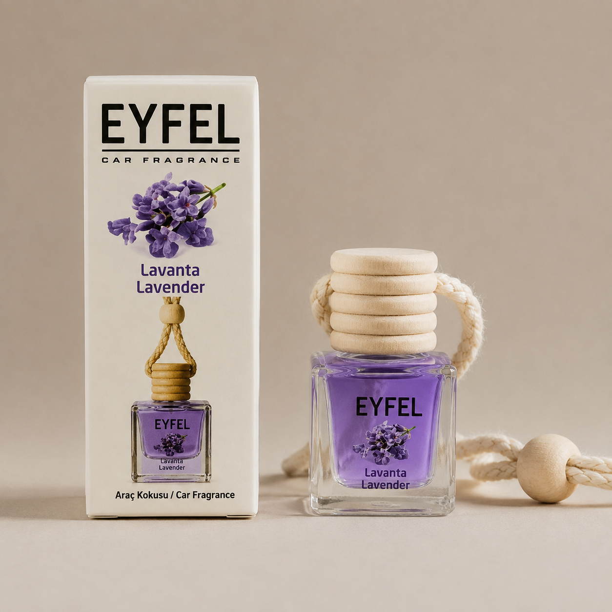 خوشبو کننده خودرو ایفل Eyfel رایحه لوندر Lavender